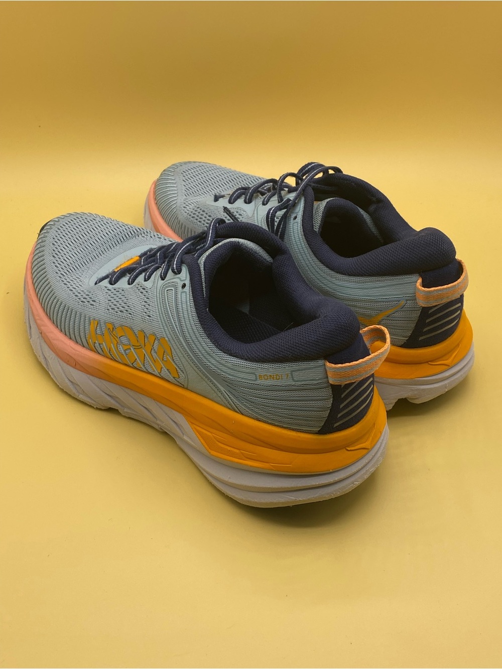 Hoka One One Bondi 7 Blue Haze/Black Iris - Picture 3 of 4